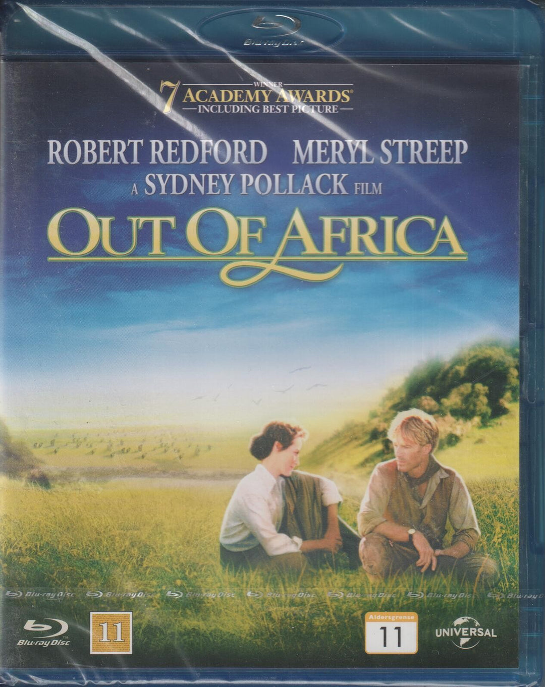 Out of Africa (Mitt Afrika). 1985. Blu-ray. Ny i plast!