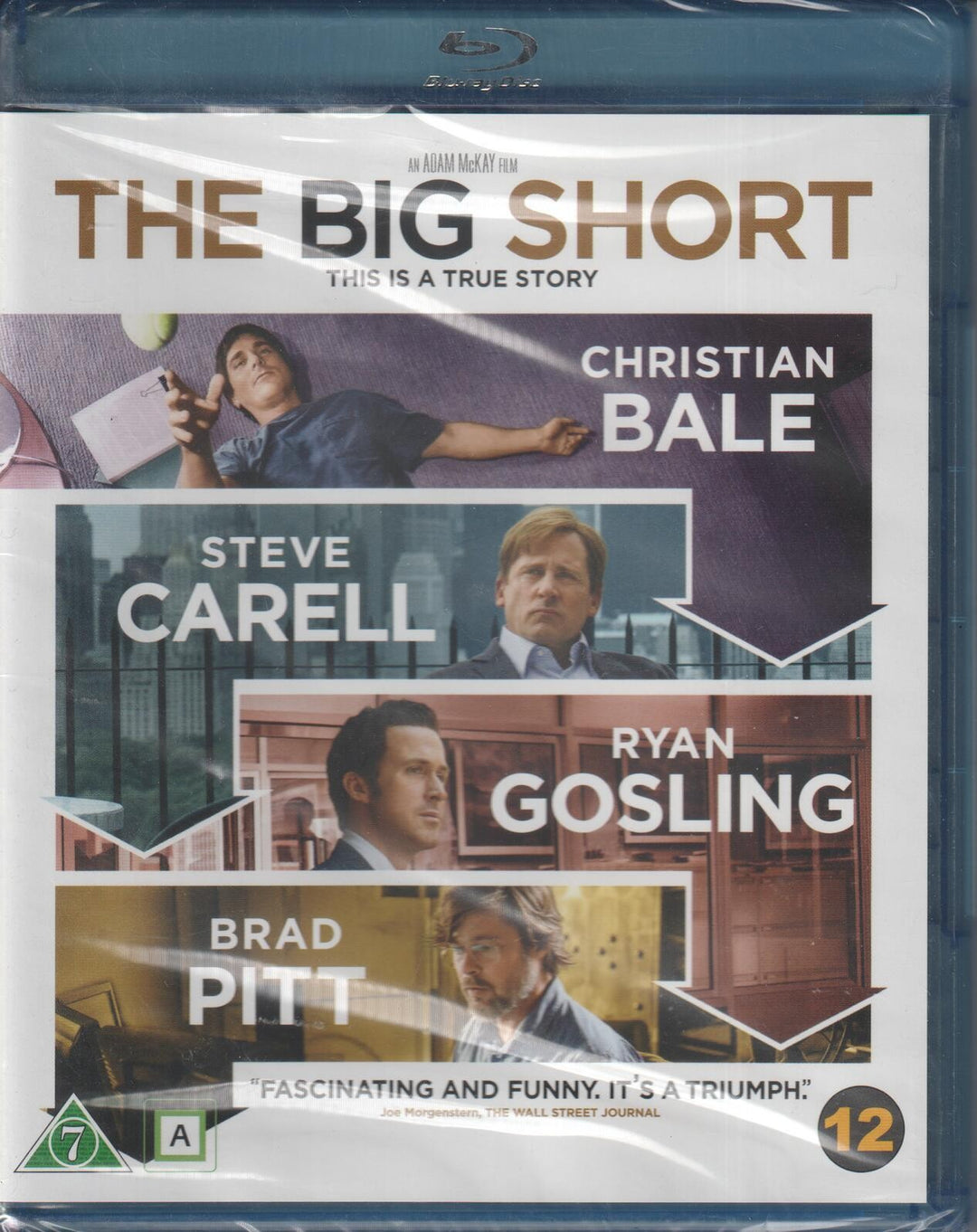 The Big Short. 2015. Blu-ray. Ny i plast!