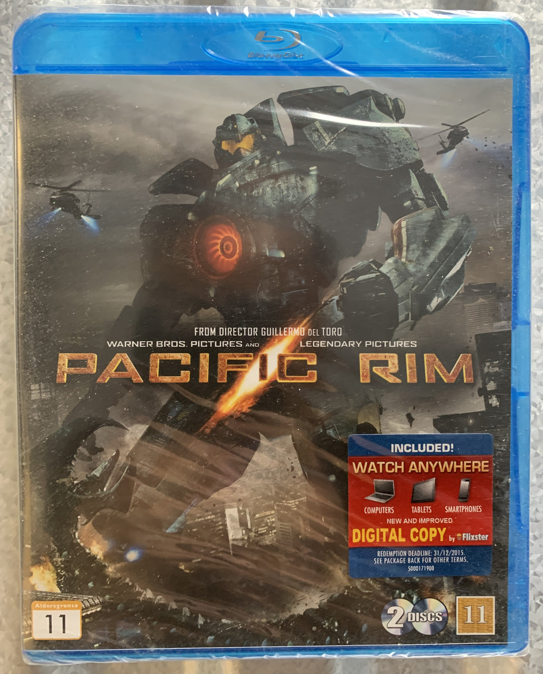 Pacific Rim. 2013. Blu-ray. Ny i plast!
