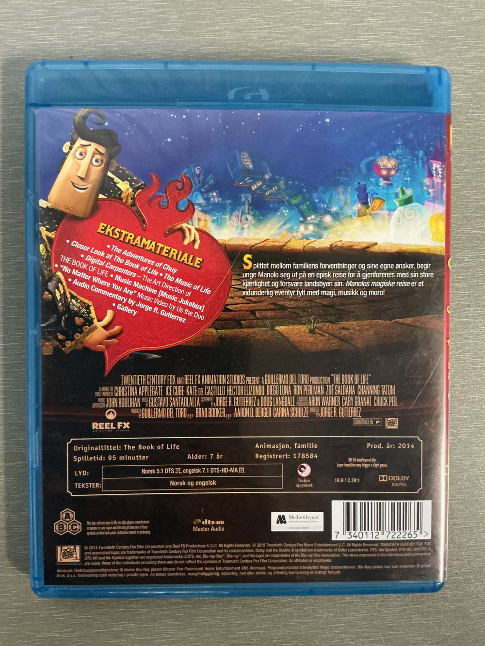 Manolos Magiske Reise (2014). Blu-ray.