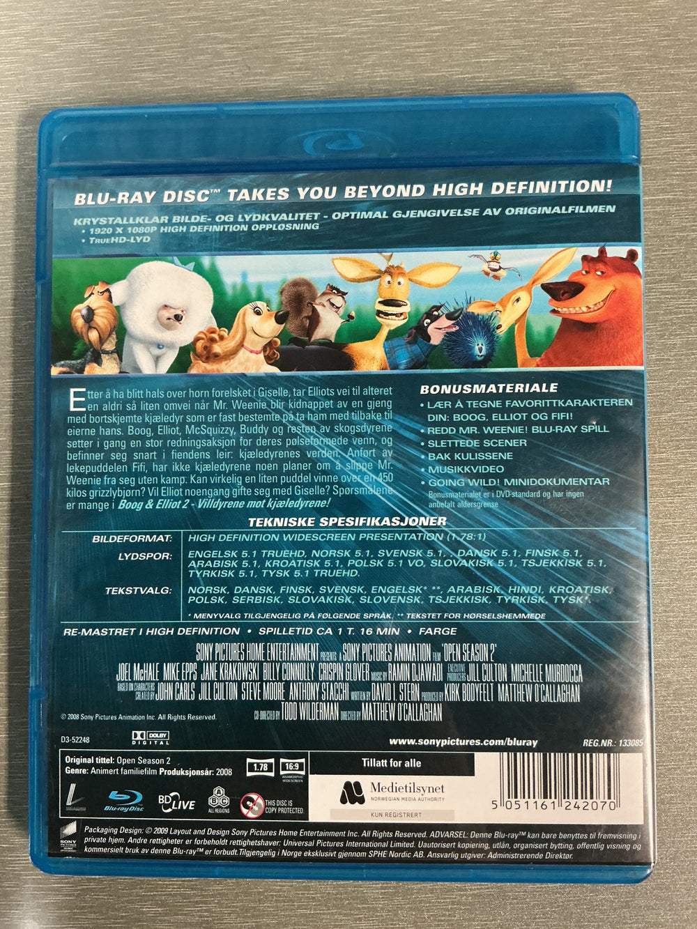 Boog & Elliot 2 (2008). Blu-ray.