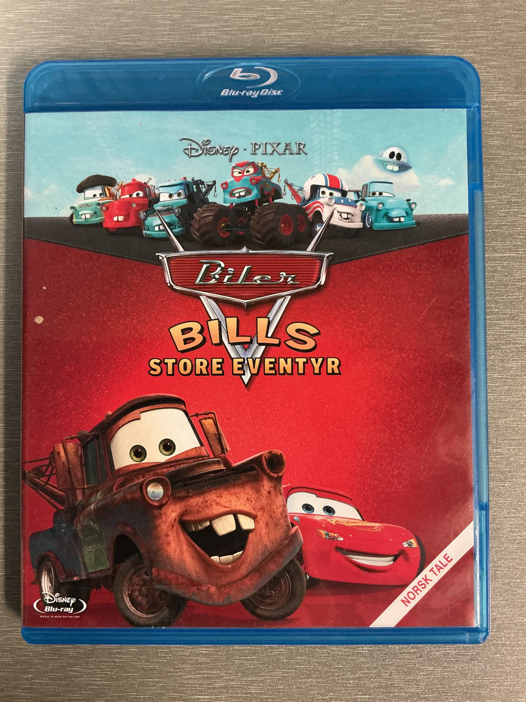 Biler: Bills Store Eventyr (2010). Blu-ray.