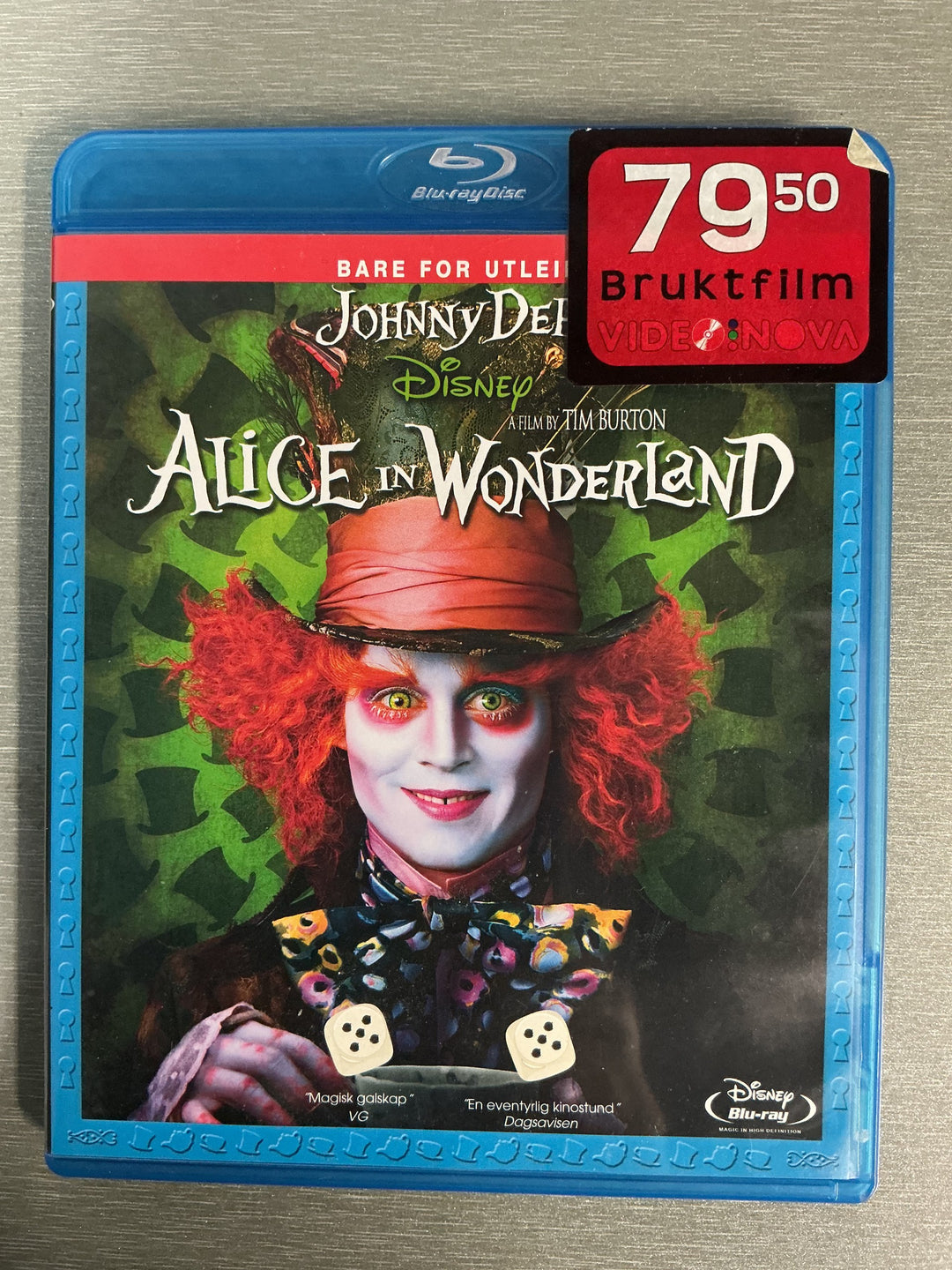Alice in Wonderland. 2010. Blu-ray.