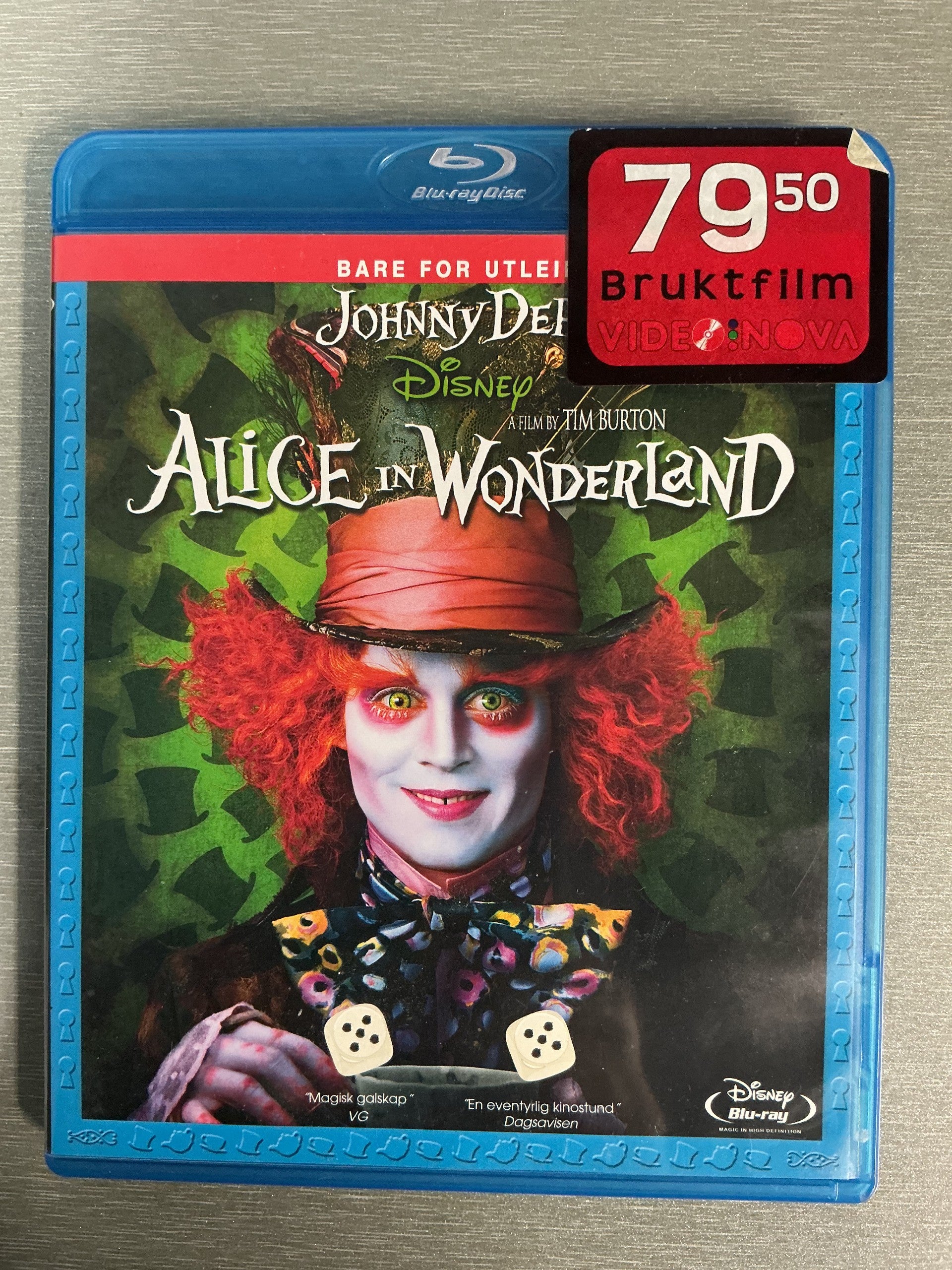 Alice in Wonderland. 2010. Blu-ray.