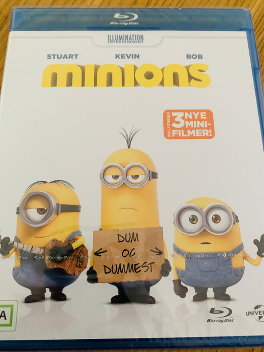 Minions (2015). Blu-ray. Ny i plast!