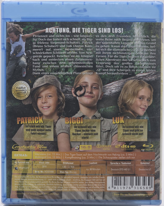 Tiger Team: Der Berg der 1000 Drachen (2010). Blu-ray. Ny i plast!