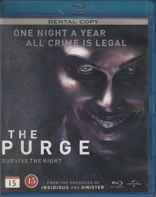 The Purge (2013). Blu-ray.