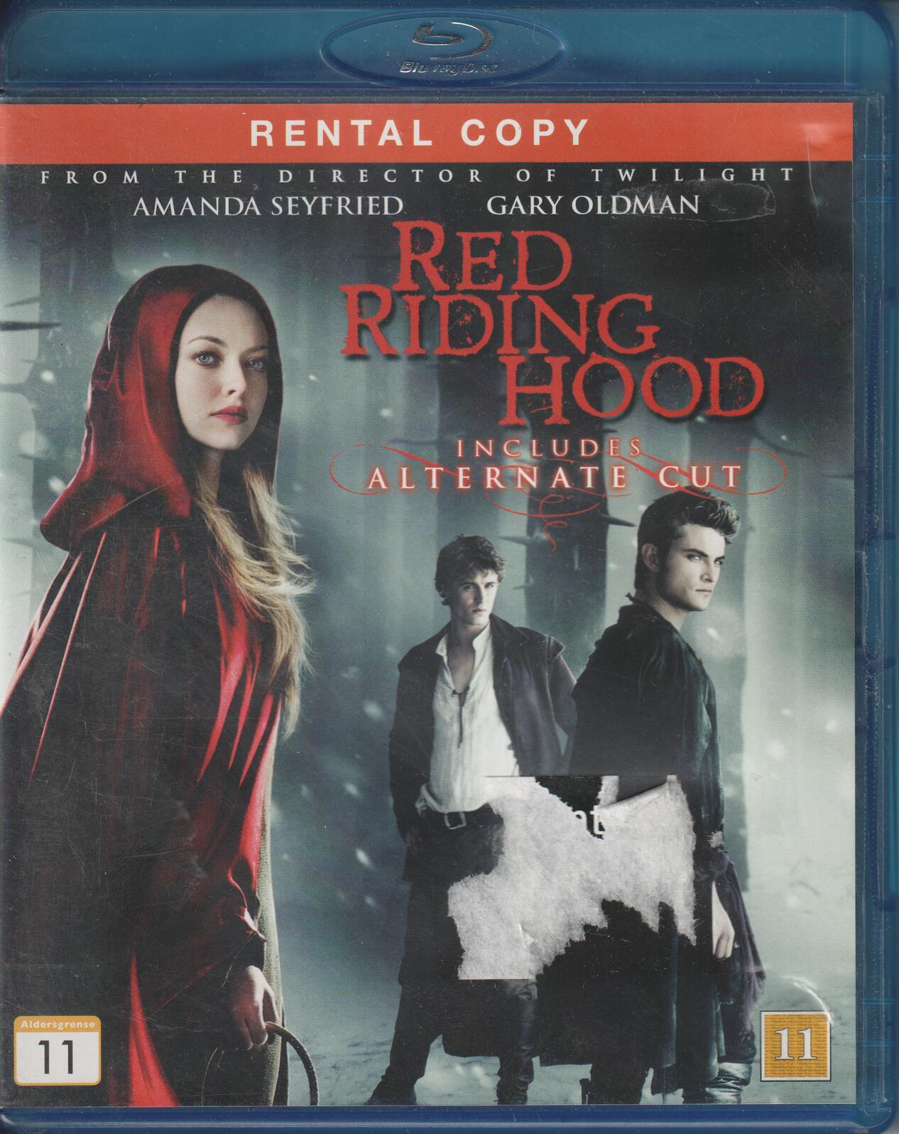 Red Riding Hood (2011). Blu-ray.