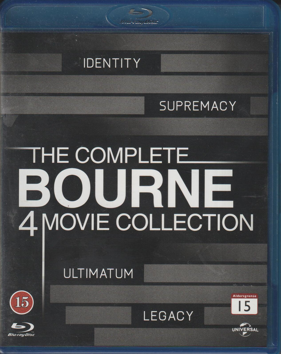 The Complete Bourne 4 Movie Collection (2012). Blu-ray.