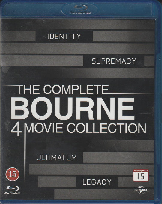 The Complete Bourne 4 Movie Collection (2012). Blu-ray.