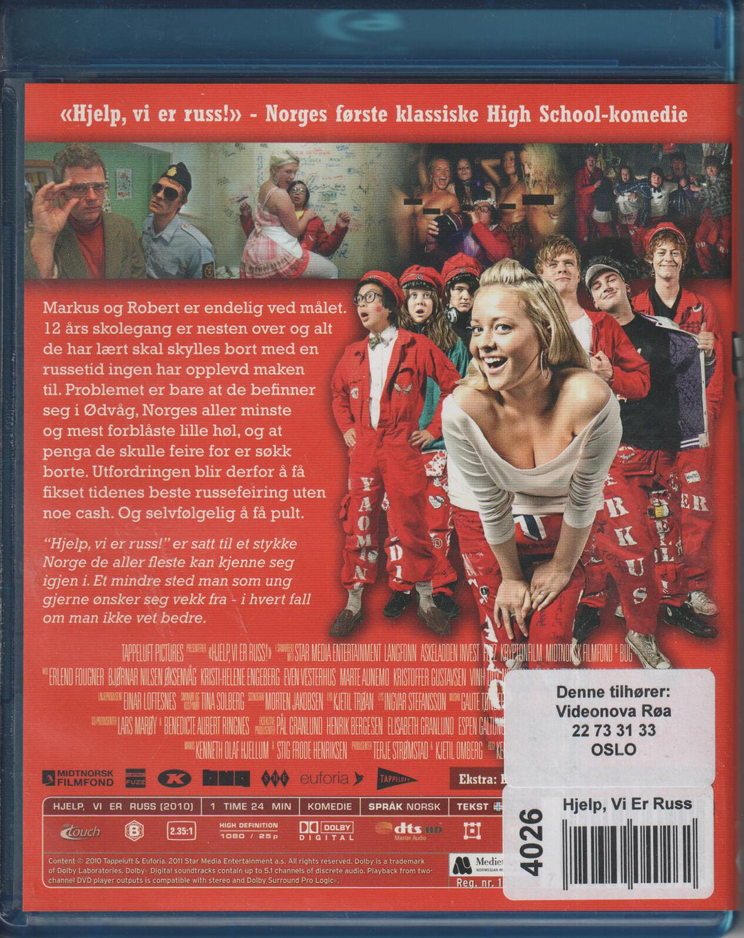 Hjelp, vi er russ! (2011). Blu-ray.