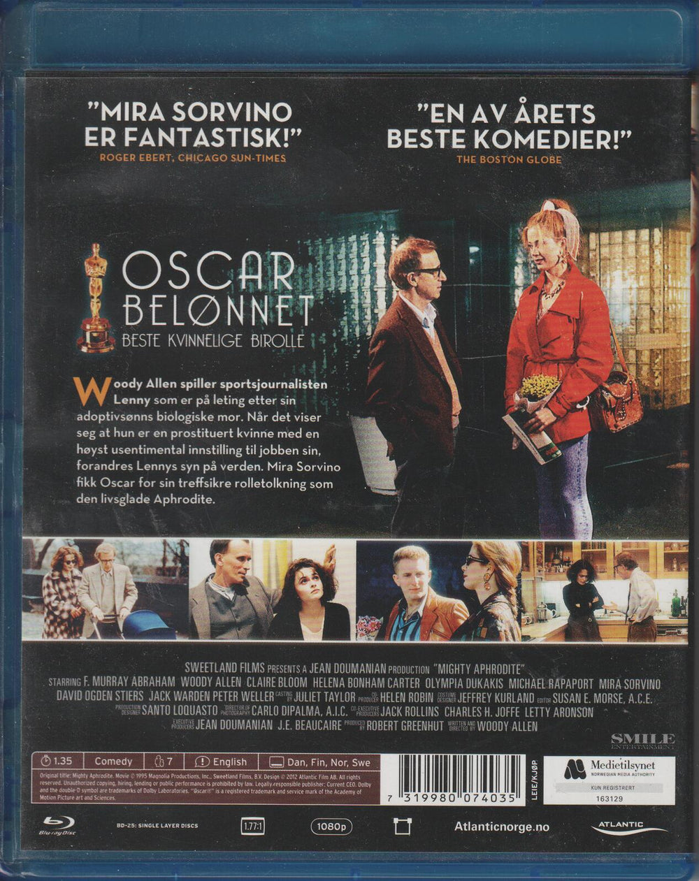 Mighty Aphrodite (1995). Blu-ray.