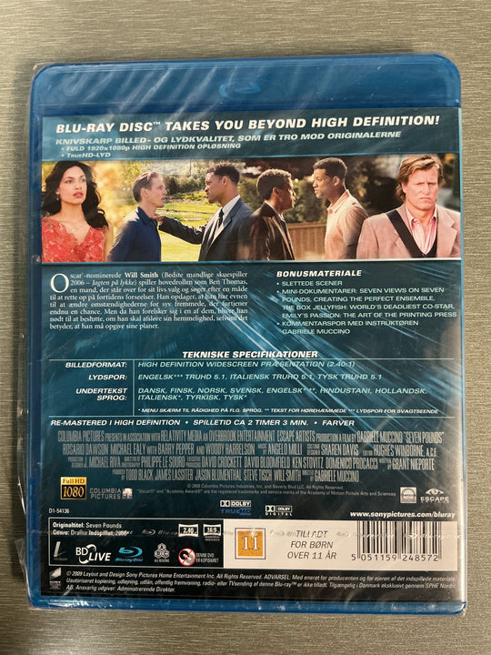 Syv Liv (2008). Blu-ray.