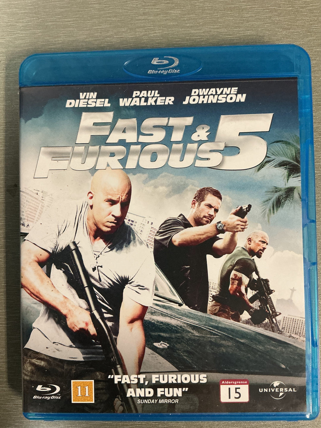 Fast & Furious 5 (2011). Blu-ray.