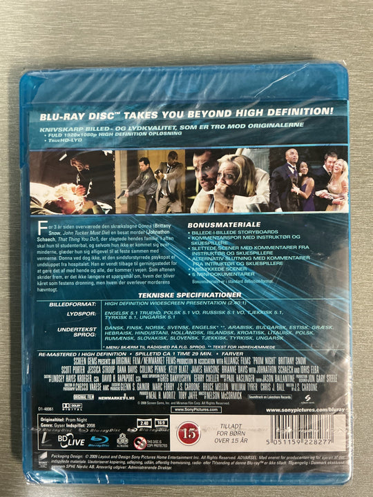 Prom Night – Unrated Version (2008). Blu-ray. Ny i plast!