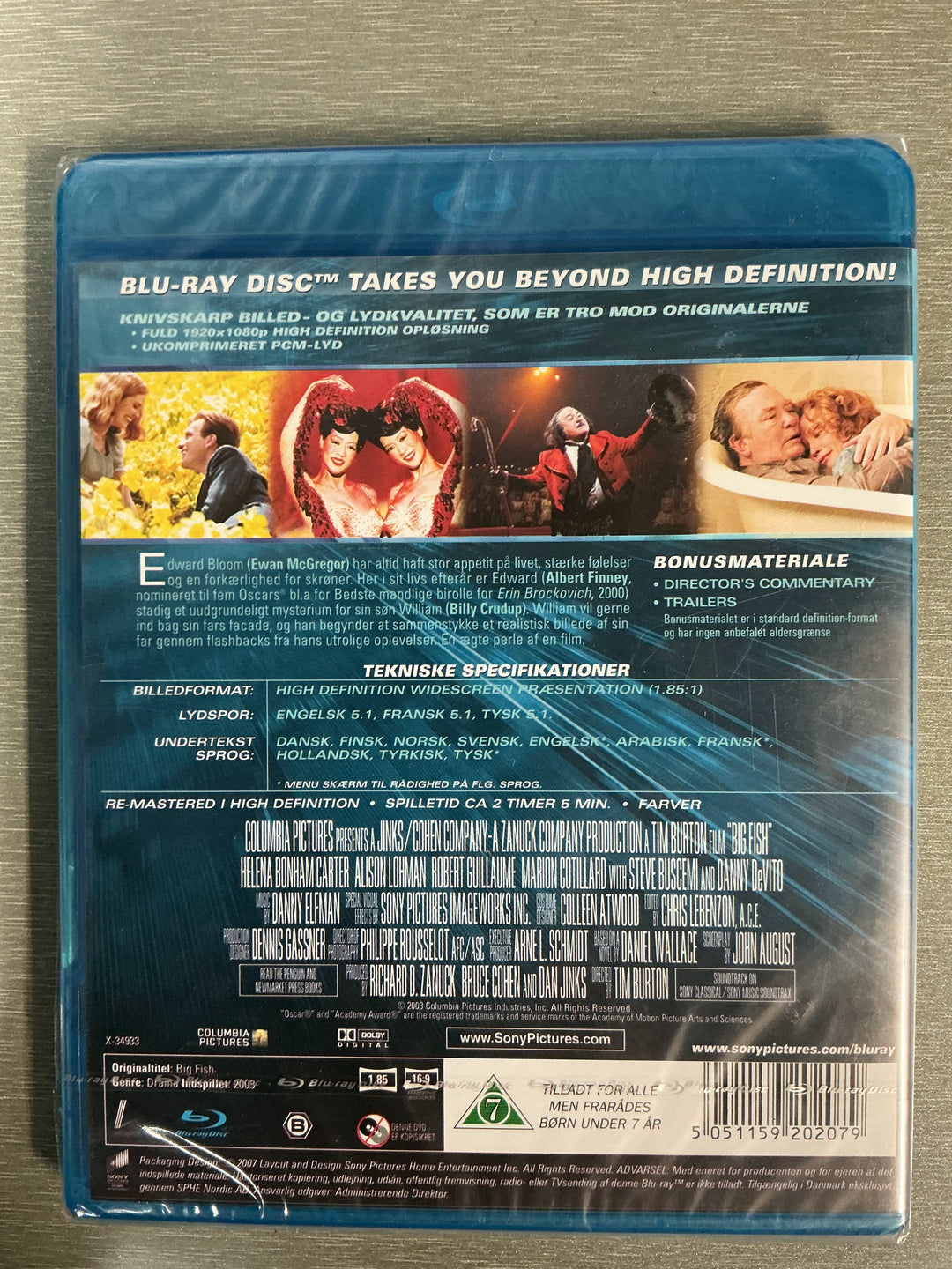 Big Fish (2003). Blu-ray.