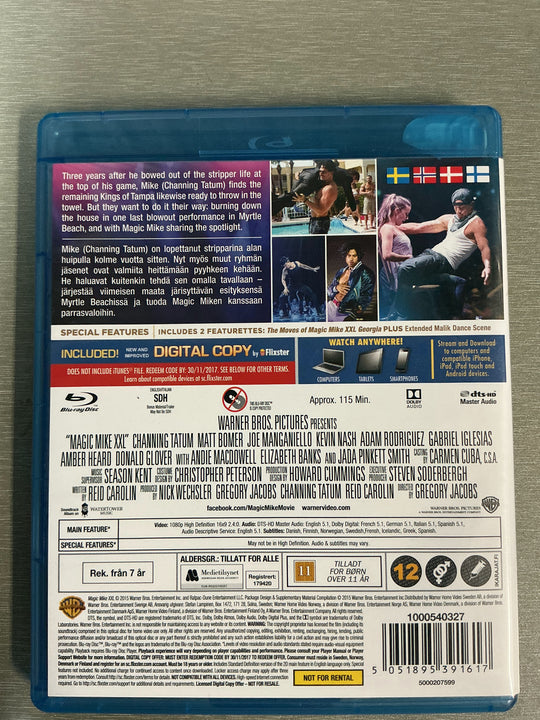 Magic Mike XXL (2015). Blu-ray.