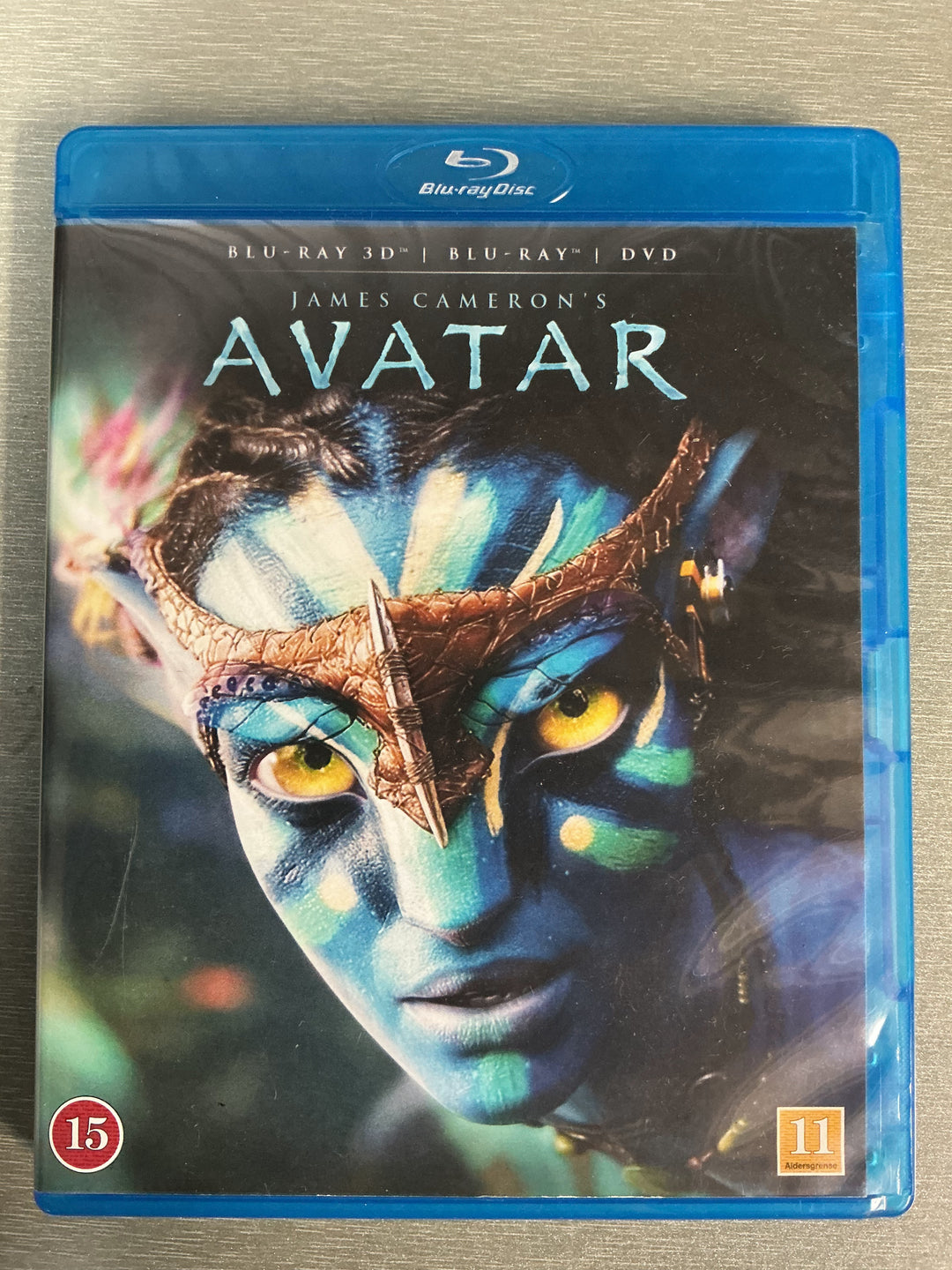 Avatar 3D (2009). Blu-ray 3D + Blu-ray + DVD.