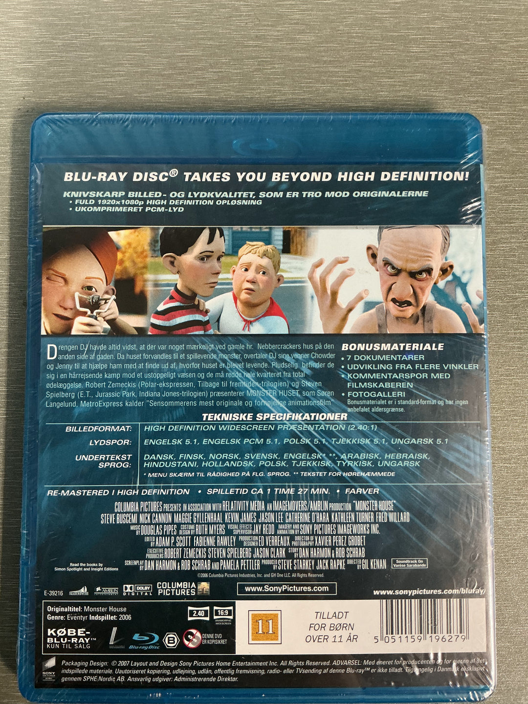 Monsterhuset (Monster House) (2006). Blu-ray. Ny i plast!
