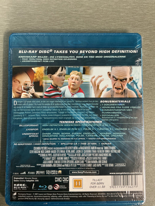 Monsterhuset (Monster House) (2006). Blu-ray. Ny i plast!