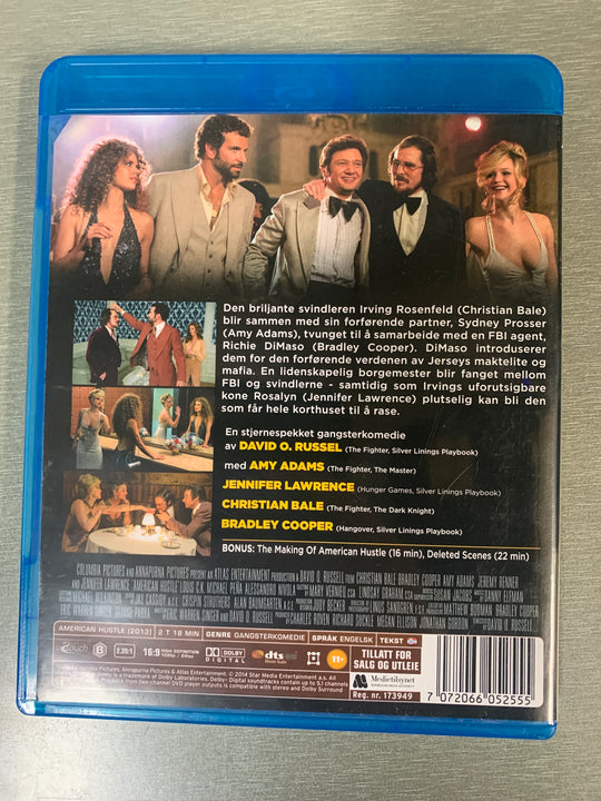 American Hustle (2013). Blu-ray.