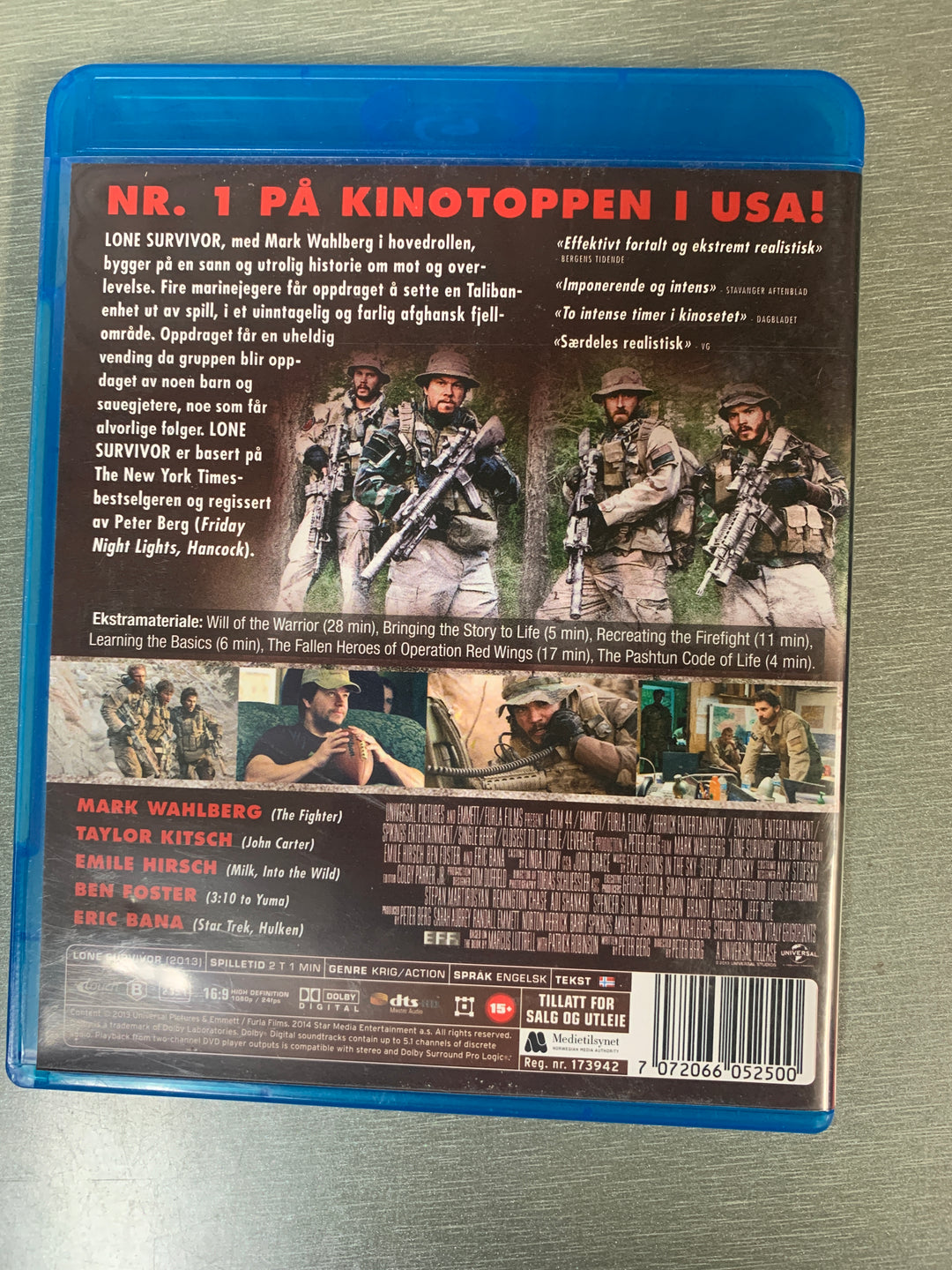 Lone Survivor (2013). Blu-ray.