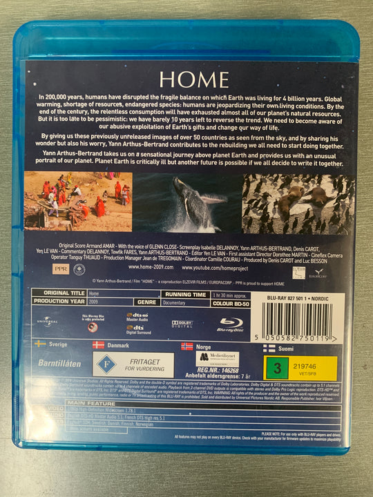 Home (2009). Blu-ray.