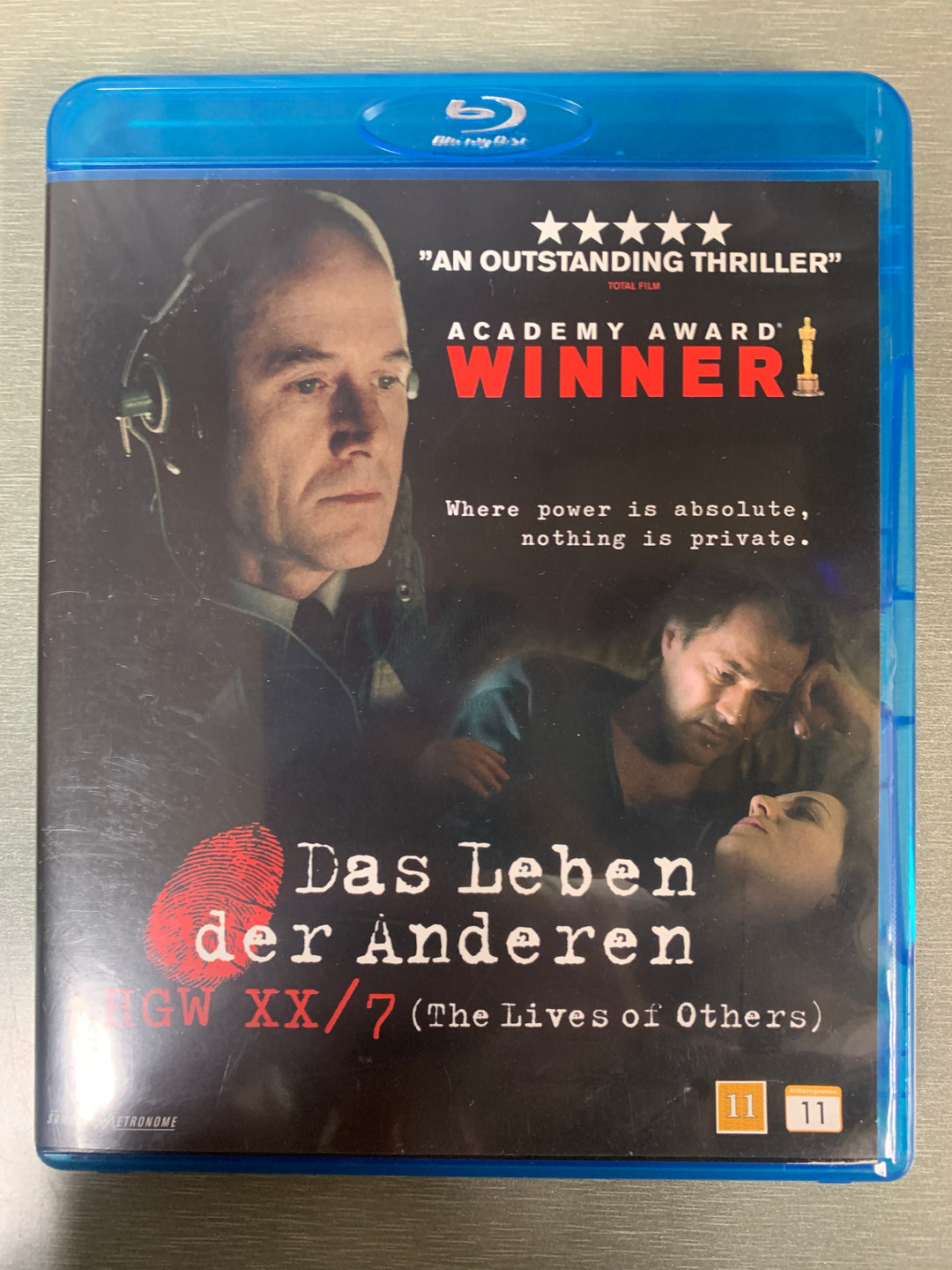 Das Leben der Anderen / The Lives of Others (2006). Blu-ray.