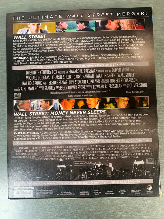 Wall Street Collection (1987–2010). Blu-ray.