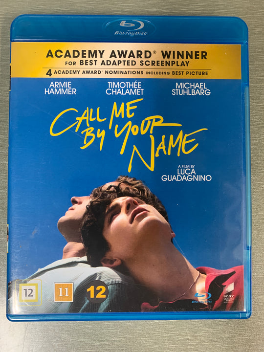 Call Me by Your Name (2017). Blu-ray.
