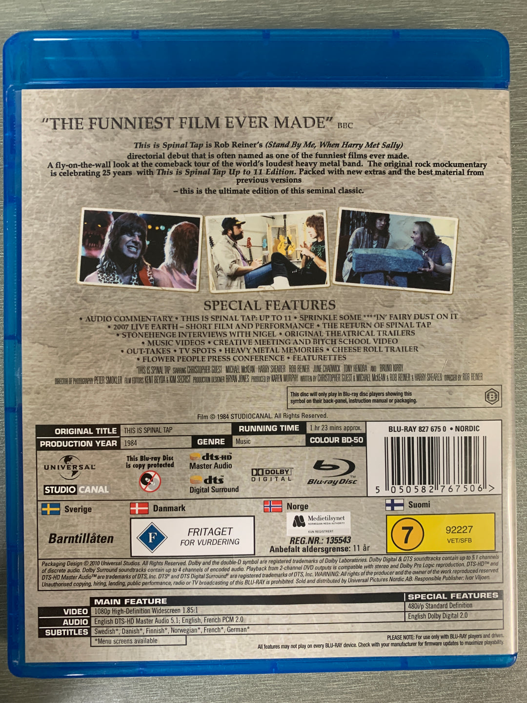 This Is Spinal Tap (1984). Blu-ray.