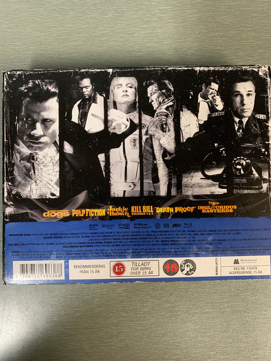 Quentin Tarantino Collection - 7 Discs (2013). Blu-ray.