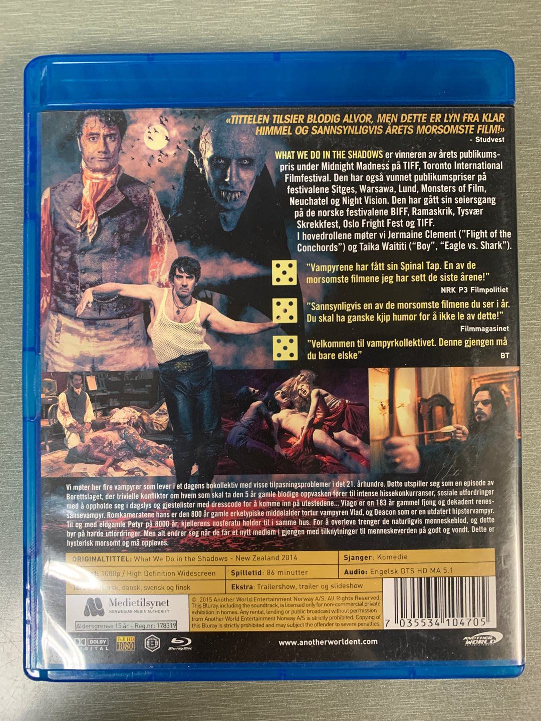 What We Do in the Shadows. 2014. Blu-ray.