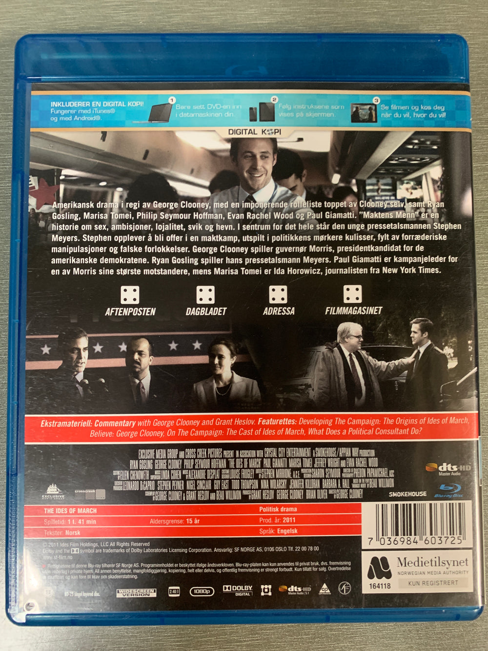 Maktens menn. 2011. Blu-ray.