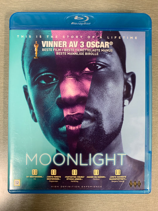 Moonlight (2016). Blu-ray.