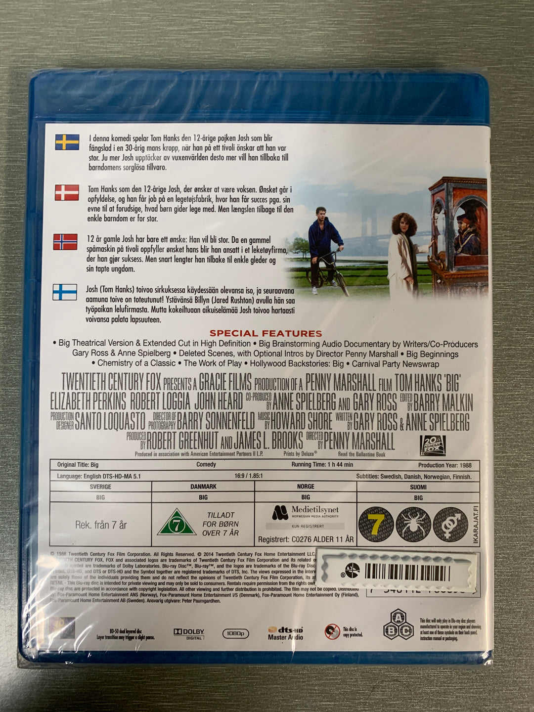 Big (1988). Blu-ray.