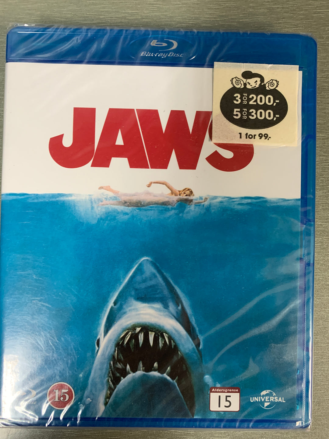 Jaws (1975). Blu-ray. Ny i plast!