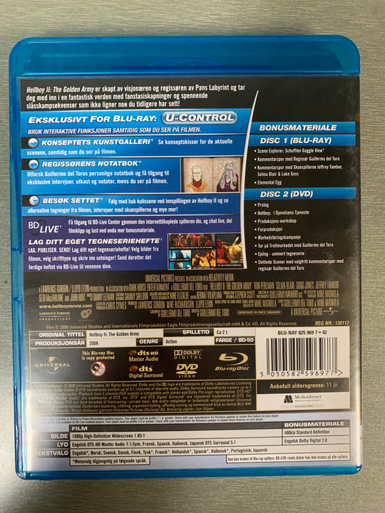 Hellboy II: The Golden Army. 2008. Blu-ray.