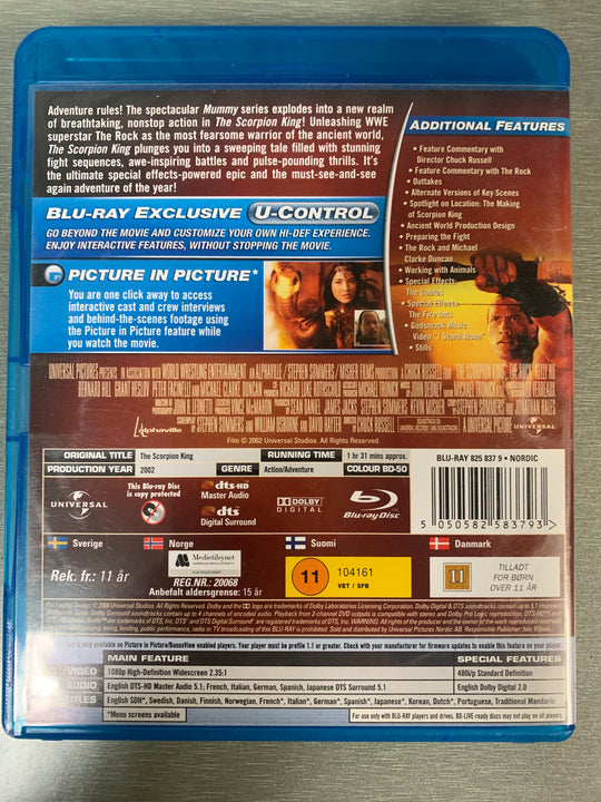 The Scorpion King. 2002. Blu-ray.