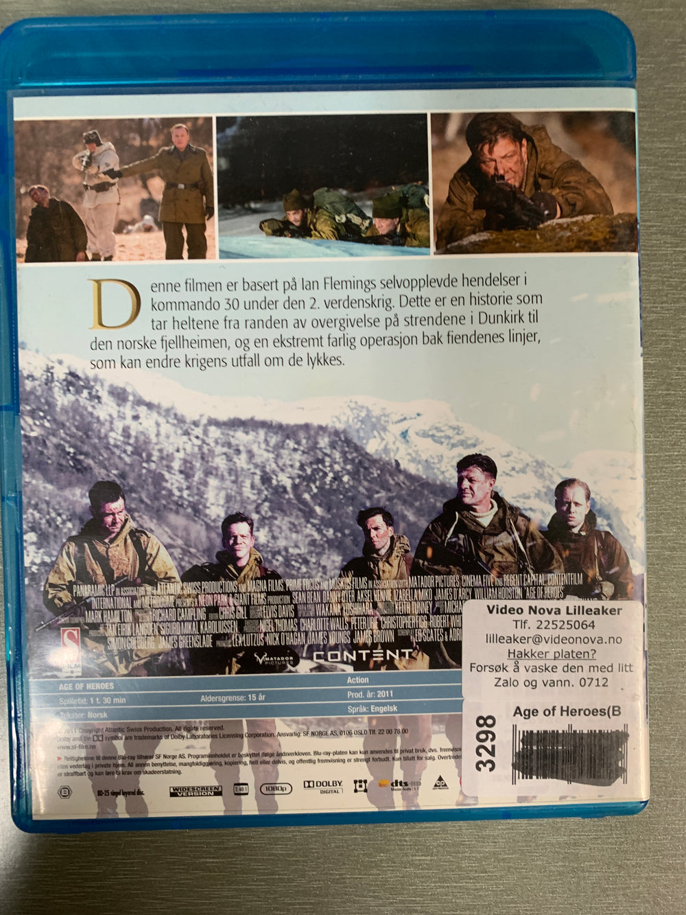 Age of Heroes. 2011. Blu-ray.