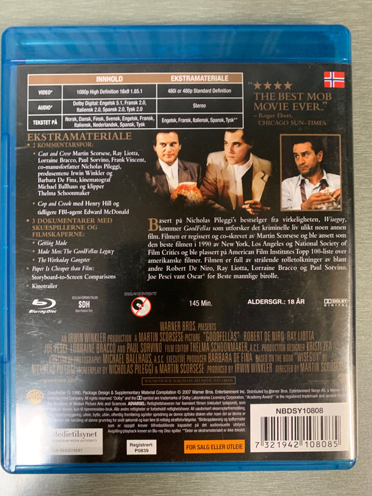 Mafiabrødre. 1990. Blu-ray.
