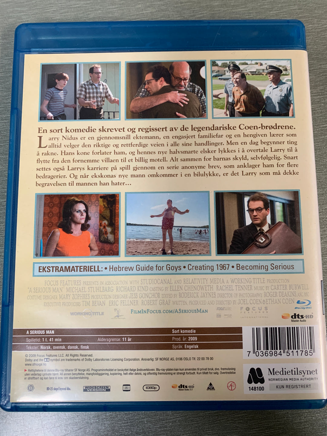 A Serious Man. 2009. Blu-ray.