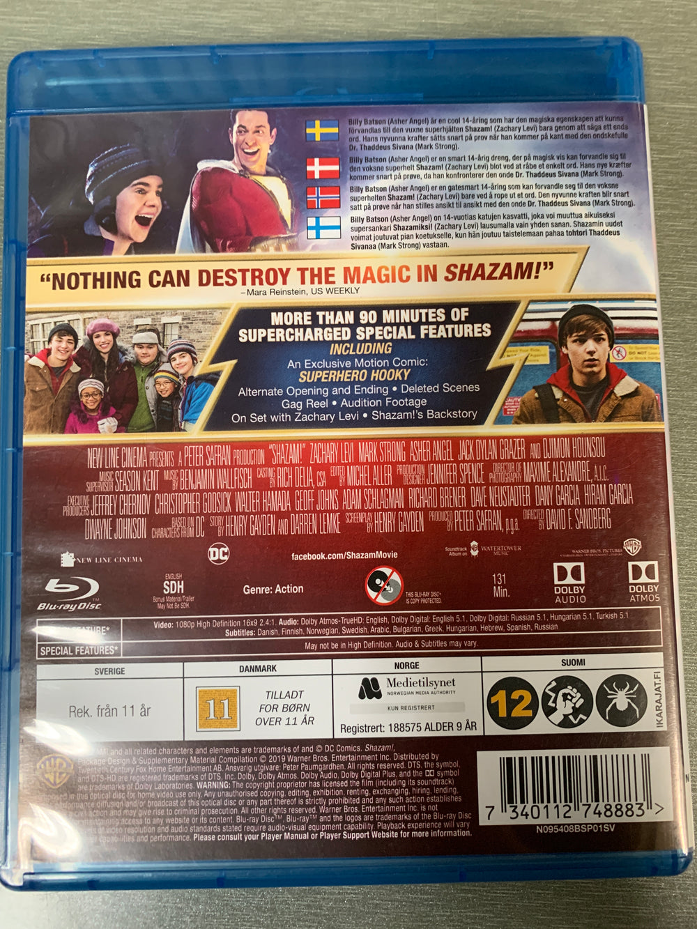 Shazam!. 2019. Blu-ray.