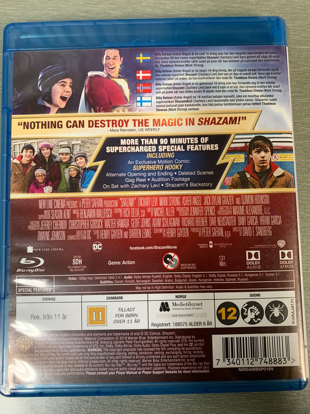 Shazam!. 2019. Blu-ray.