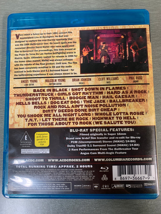 AC/DC: No Bull - The Directors Cut. 2008. Blu-ray.