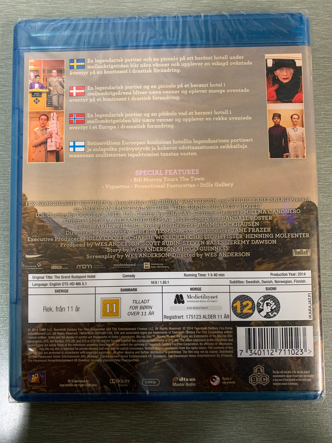 The Grand Budapest Hotel. 2014. Blu-ray.