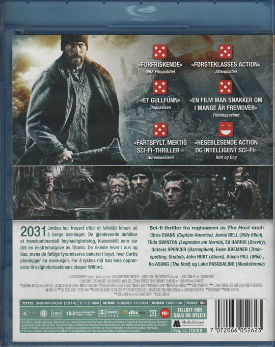 Snowpiercer. 2013. Blu-ray.