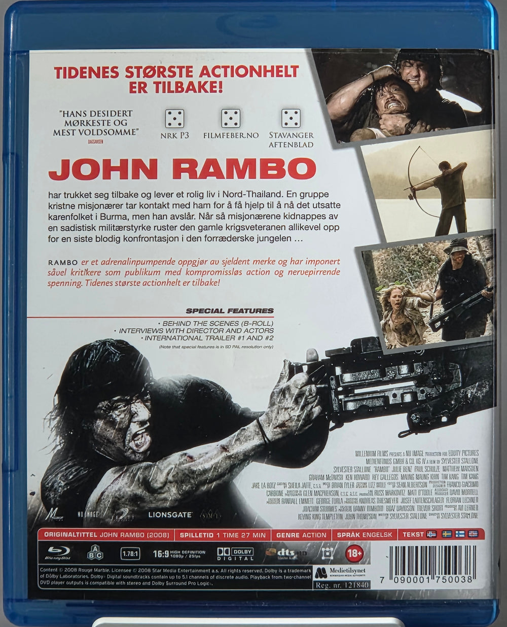 Rambo. 2008. Blu-ray.
