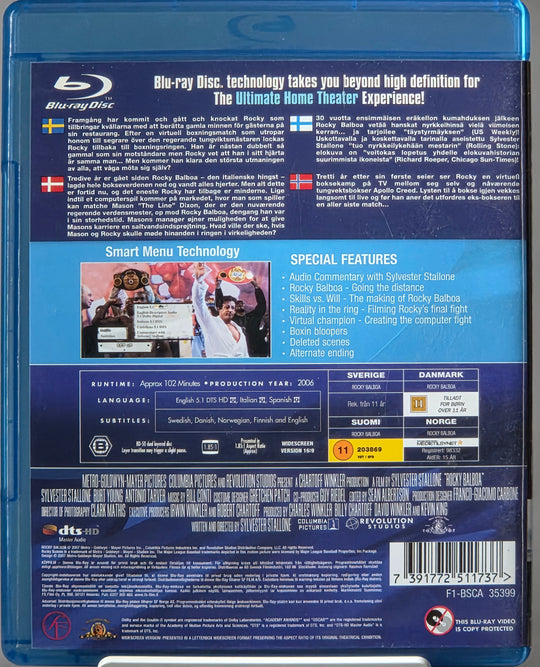Rocky Balboa. 2006. Blu-ray.