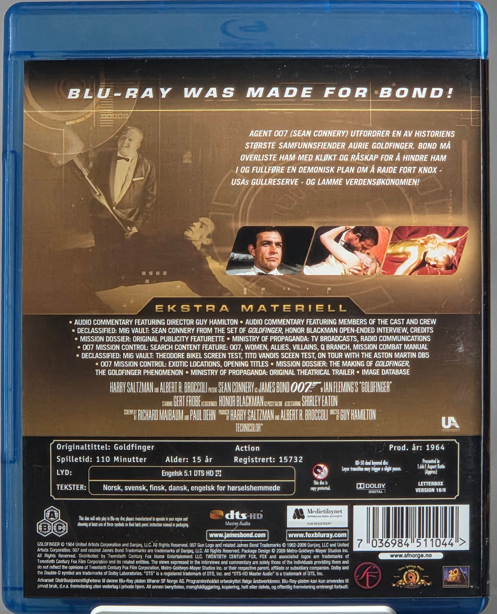 Goldfinger. 1964. Blu-ray.